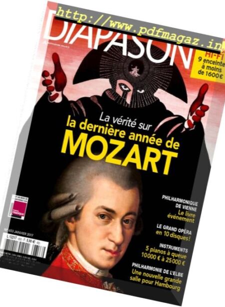 Diapason – Janvier 2017 Cover