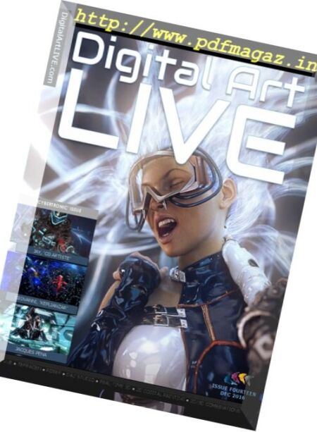 Digital Art Live – Issue 14, December 2016 Cover