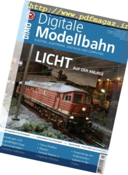 Digitale Modellbahn – Nr.1, 2017