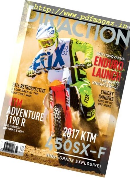 Dirt Action – December 2016 – January 2017 Cover