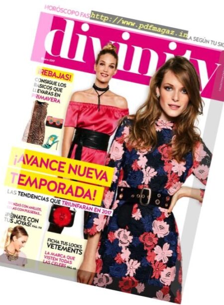 Divinity – Enero 2017 Cover