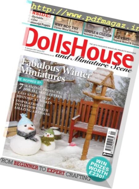 Dolls House And Miniature Scene – January 2017 Cover