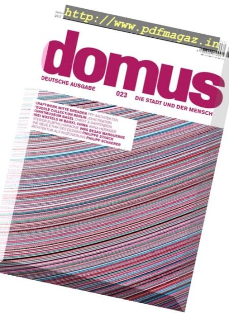 Domus Germany – Januar-Februar 2017 Cover