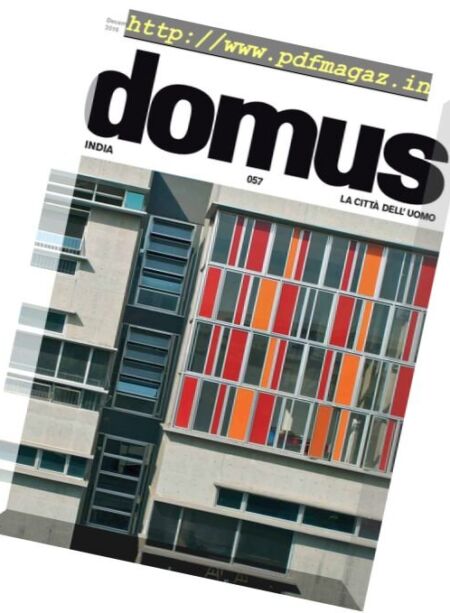 Domus India – December 2016 Cover