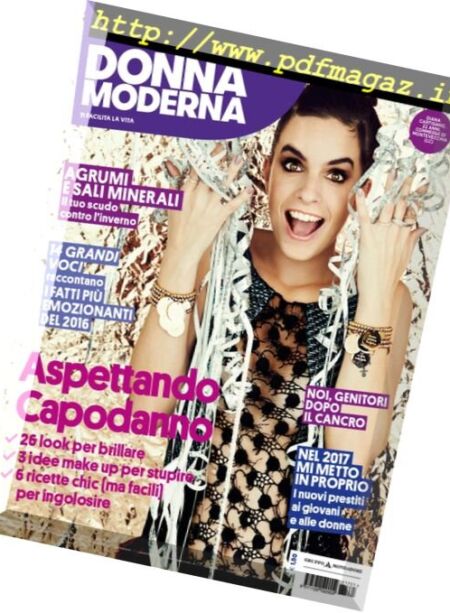 Donna Moderna – 27 Dicembre 2016 Cover