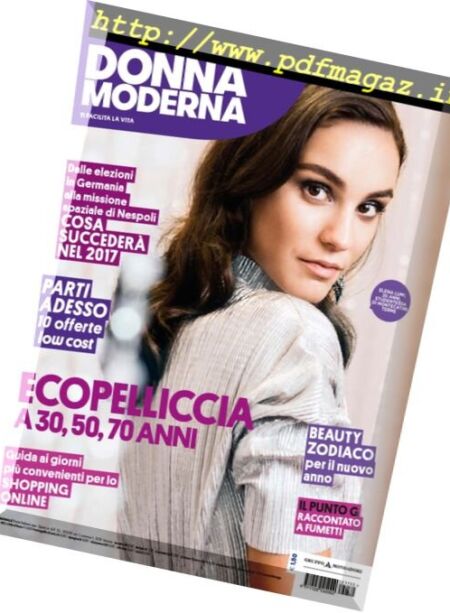 Donna Moderna – 4 Gennaio 2017 Cover