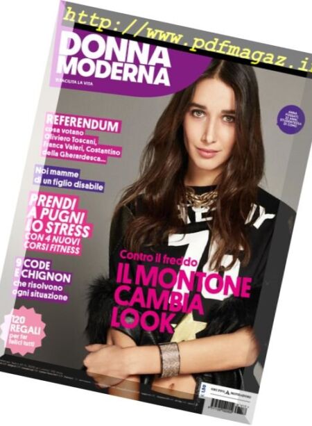 Donna Moderna – 6 Dicembre 2016 Cover