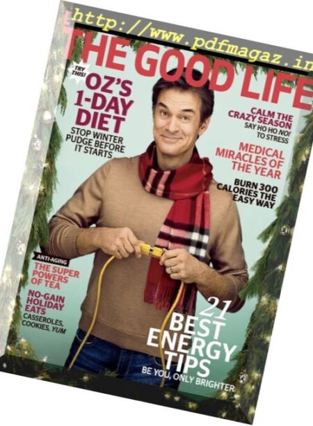 Dr. Oz The Good Life – December 2016 Cover