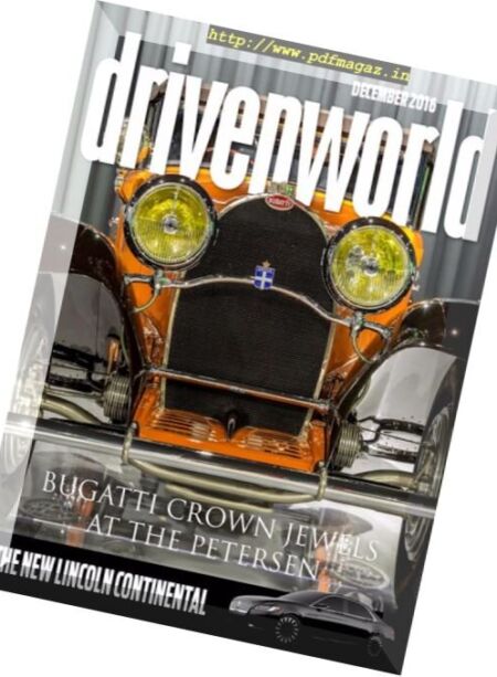 Driven World – December 2016 Cover