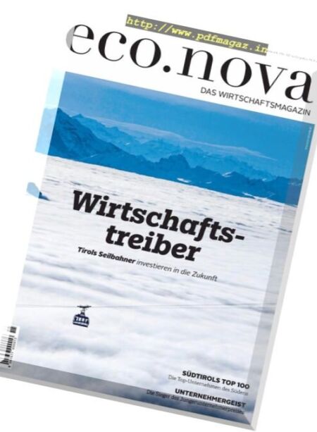 eco.nova – Dezember 2016 – Januar 2017 Cover