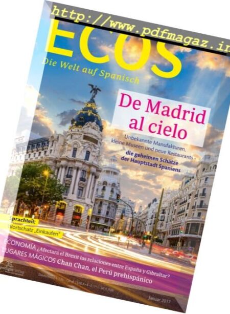 Ecos – Januar 2017 Cover