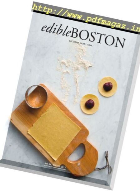 Edible Boston – Winter 2016-2017 Cover