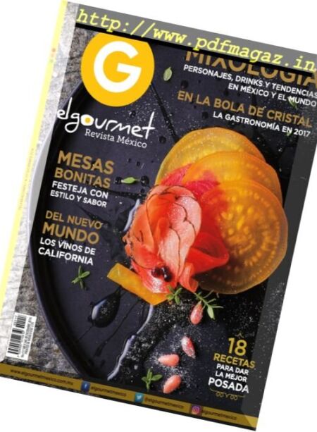 El Gourmet Mexico – Diciembre 2016 Cover