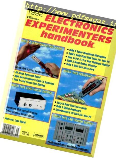 Electronics Experimenter’s handbook – 1992 Cover