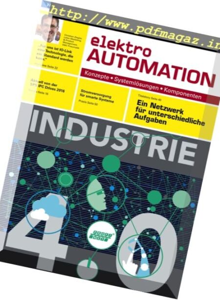 Elektro Automation – Nr.12, 2016 Cover