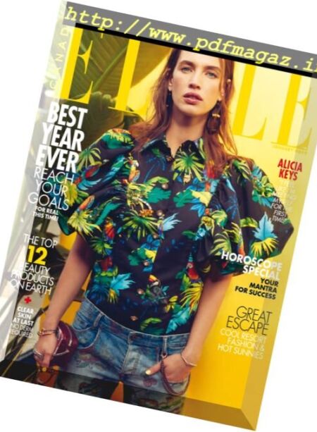 Elle Canada – January 2017 Cover