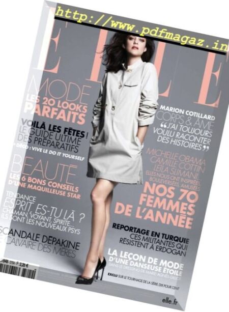 Elle France – 16 au 22 Decembre 2016 Cover