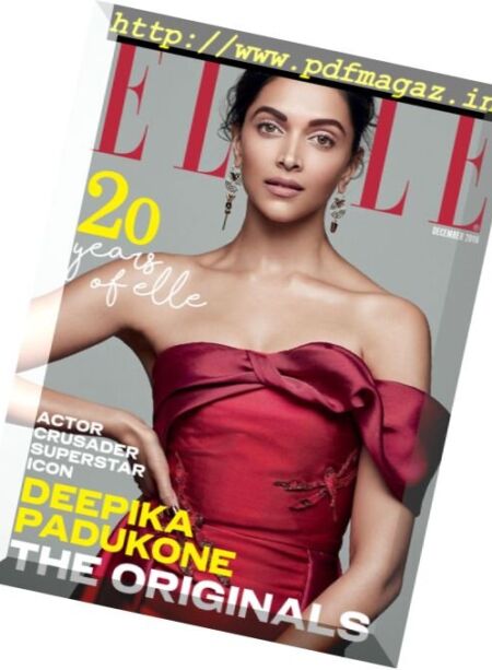 Elle India – December 2016 Cover