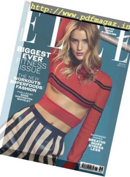 Elle UK – January 2017 Cover