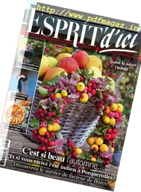 Esprit d’ici – Septembre-Octobre 2016 Cover