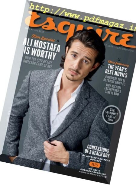 Esquire Middle East – December 2016 Cover
