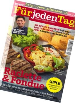 Essen und Trinken – Januar 2017