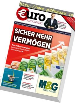 Euro am Sonntag – 17 Dezember 2016