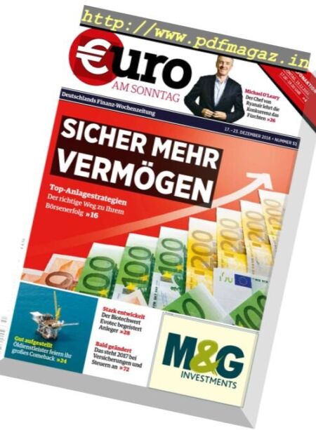 Euro am Sonntag – 17 Dezember 2016 Cover