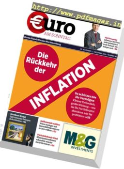 Euro am Sonntag – 26 November 2016