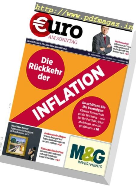Euro am Sonntag – 26 November 2016 Cover