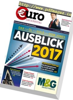 Euro am Sonntag – 3 Dezember 2016
