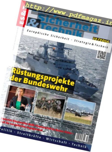 Europaische Sicherheit & Technik – Dezember 2016 Cover