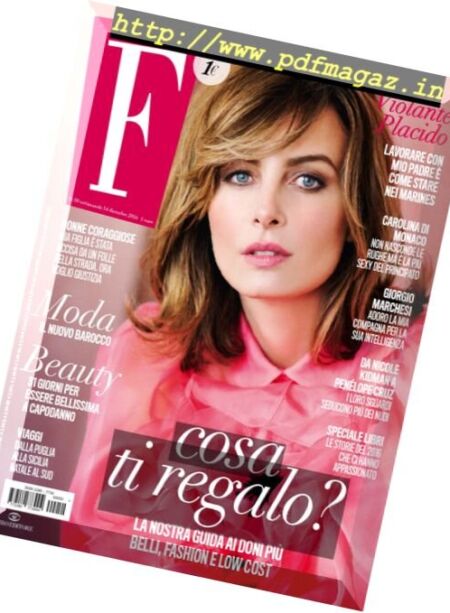 F – 14 Dicembre 2016 Cover