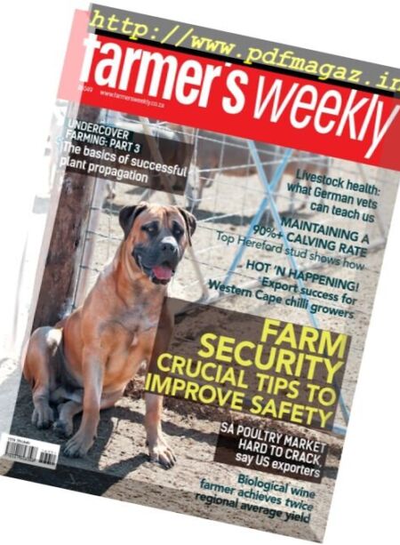 Farmer’s Weekly – 16 December 2016 Cover