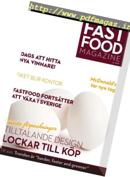Fast Food Magazine – Nr.3, 2016 Cover