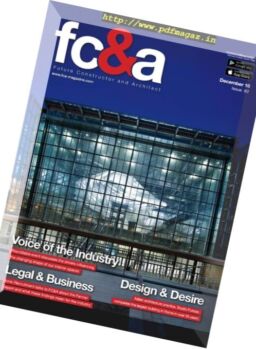 FC&A Future Constructor & Architect – December 2016
