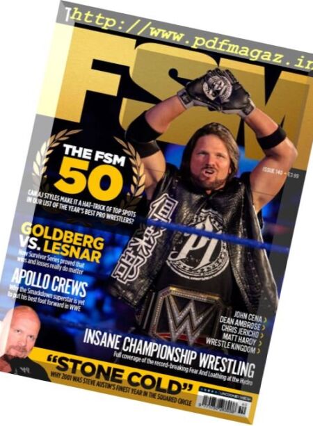 Fighting Spirit Magazine – Issue 140, 2016 Cover