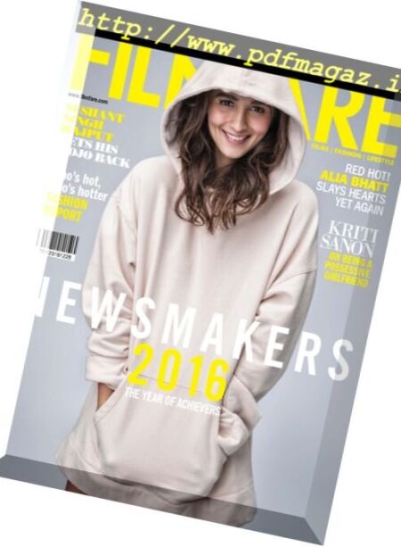 Filmfare – 28 December 2016 Cover