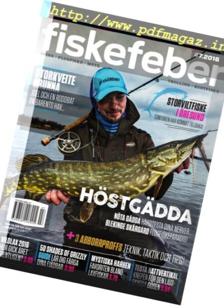 Fiskefeber – Nr.7, 2016 Cover