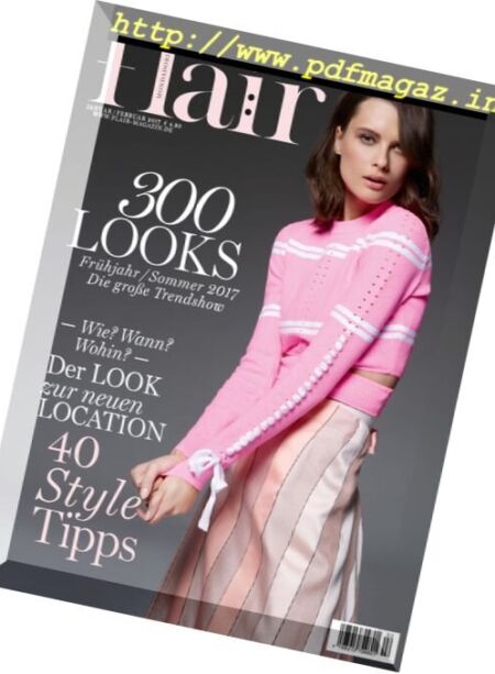 Flair Germany – Januar-Februar 2017 Cover