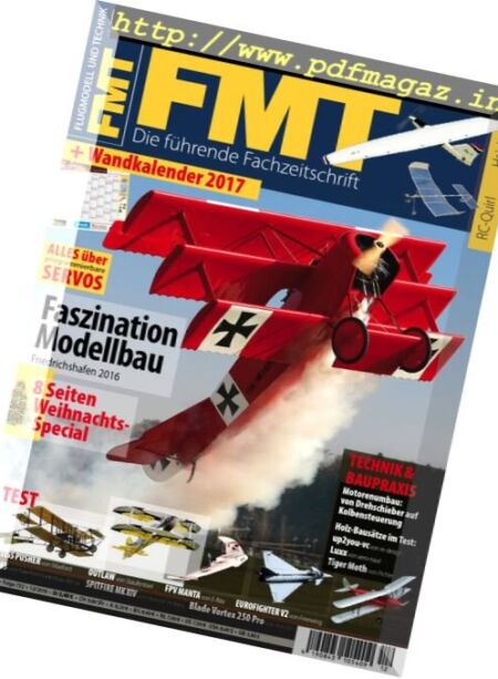 FMT Flugmodell und Technik – Dezember 2016 Cover