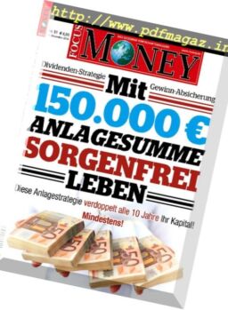 Focus Money – 14 Dezember 2016