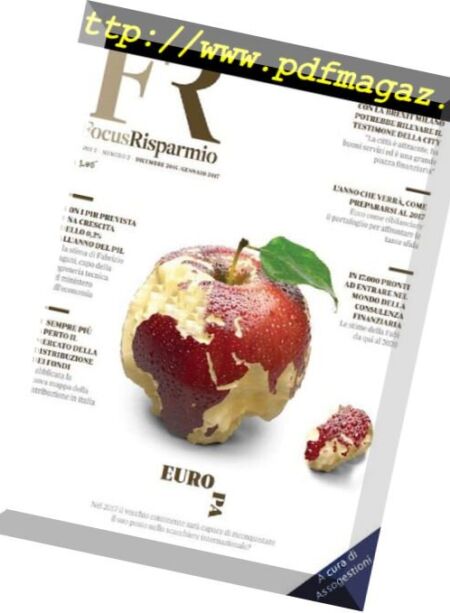 Focus Risparmio – Dicembre 2016 – Gennaio 2017 Cover