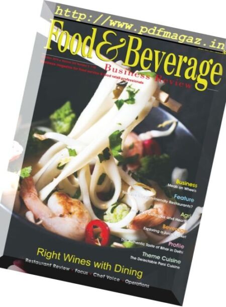 Food & Beverage Business Review – October-November 2016 Cover
