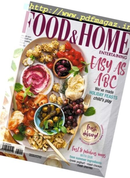 Food & Home Entertaining – January 2017 Cover