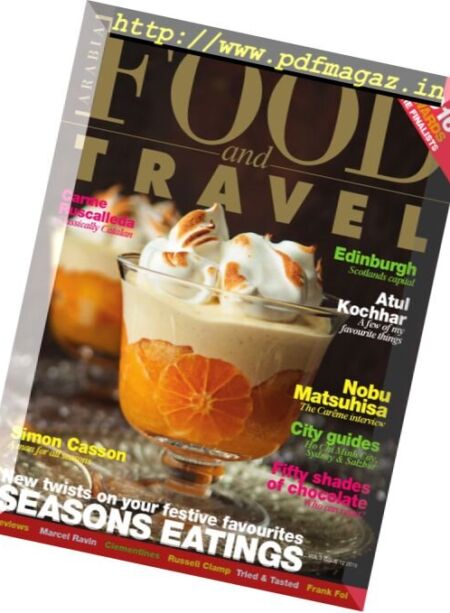 Food and Travel Arabia – Vol3 – Issue 12, 2016 Cover