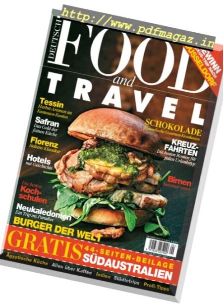 Food and Travel Germany -Oktober November 2016 Cover
