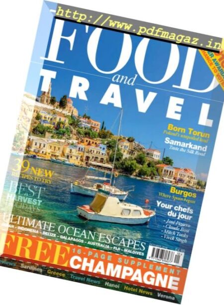 Food and Travel UK – October 2016 Cover