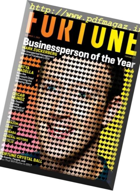 Fortune USA – 1 December 2016 Cover