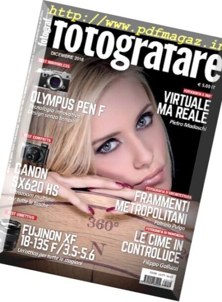 Fotografare – Dicembre 2016 Cover